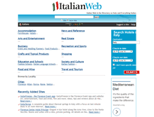 Tablet Screenshot of italianweb.org